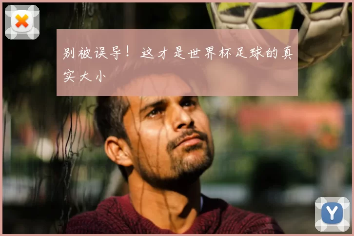 别被误导!这才是世界杯足球的真实大小