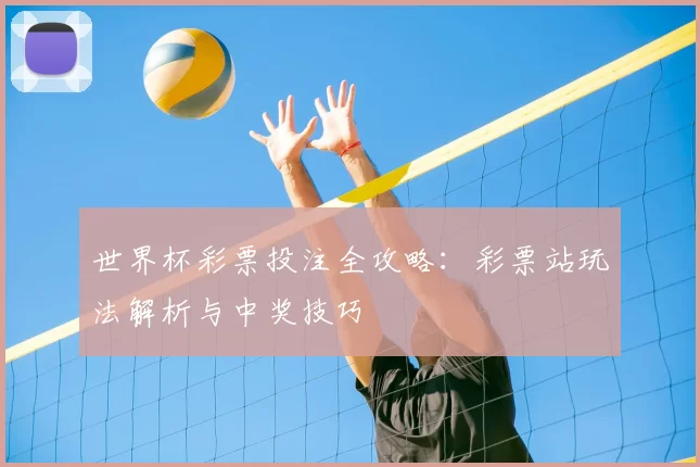 世界杯彩票投注全攻略:彩票站玩法解析与中奖技巧